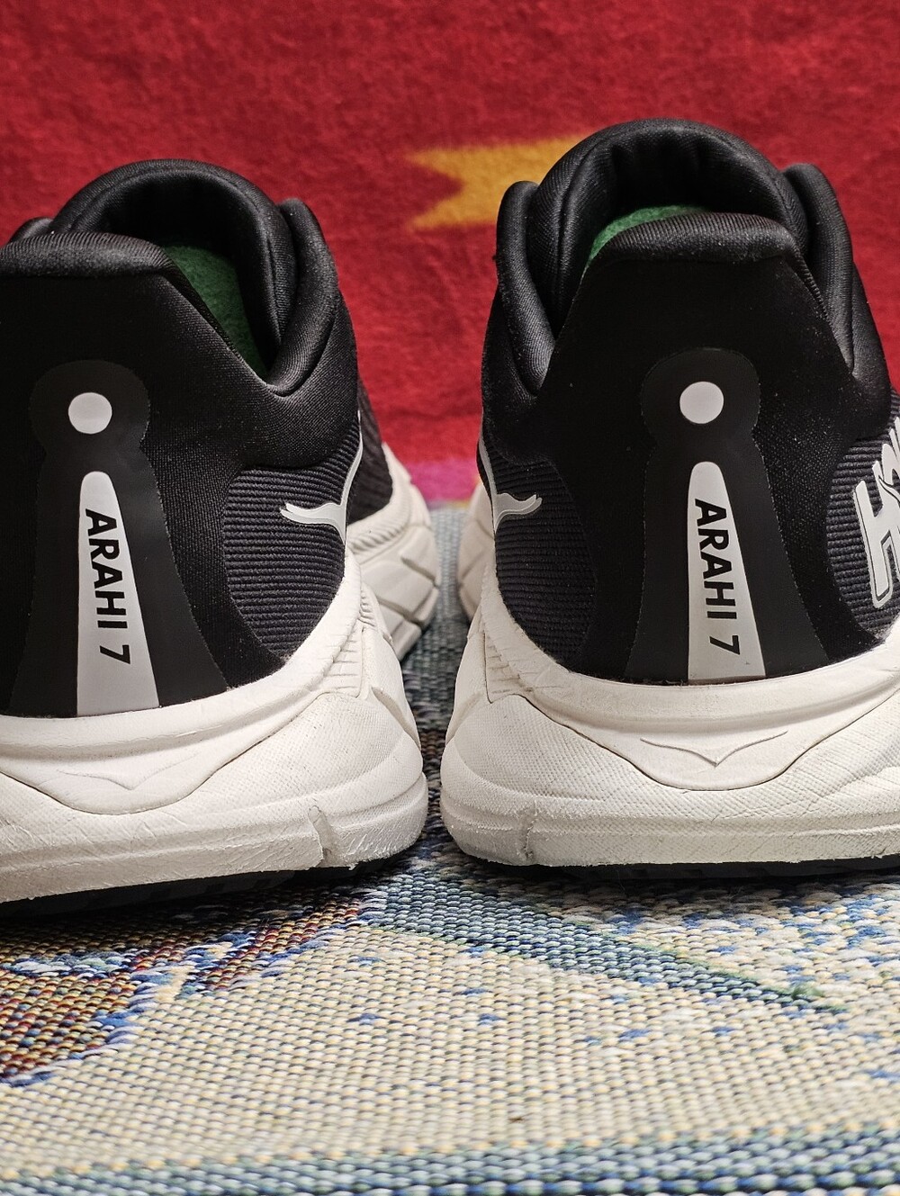 Hoka One One Arahi 7 Mens Shoes Size 11 Black White Sneakers Lace Up - Picture 12 of 14